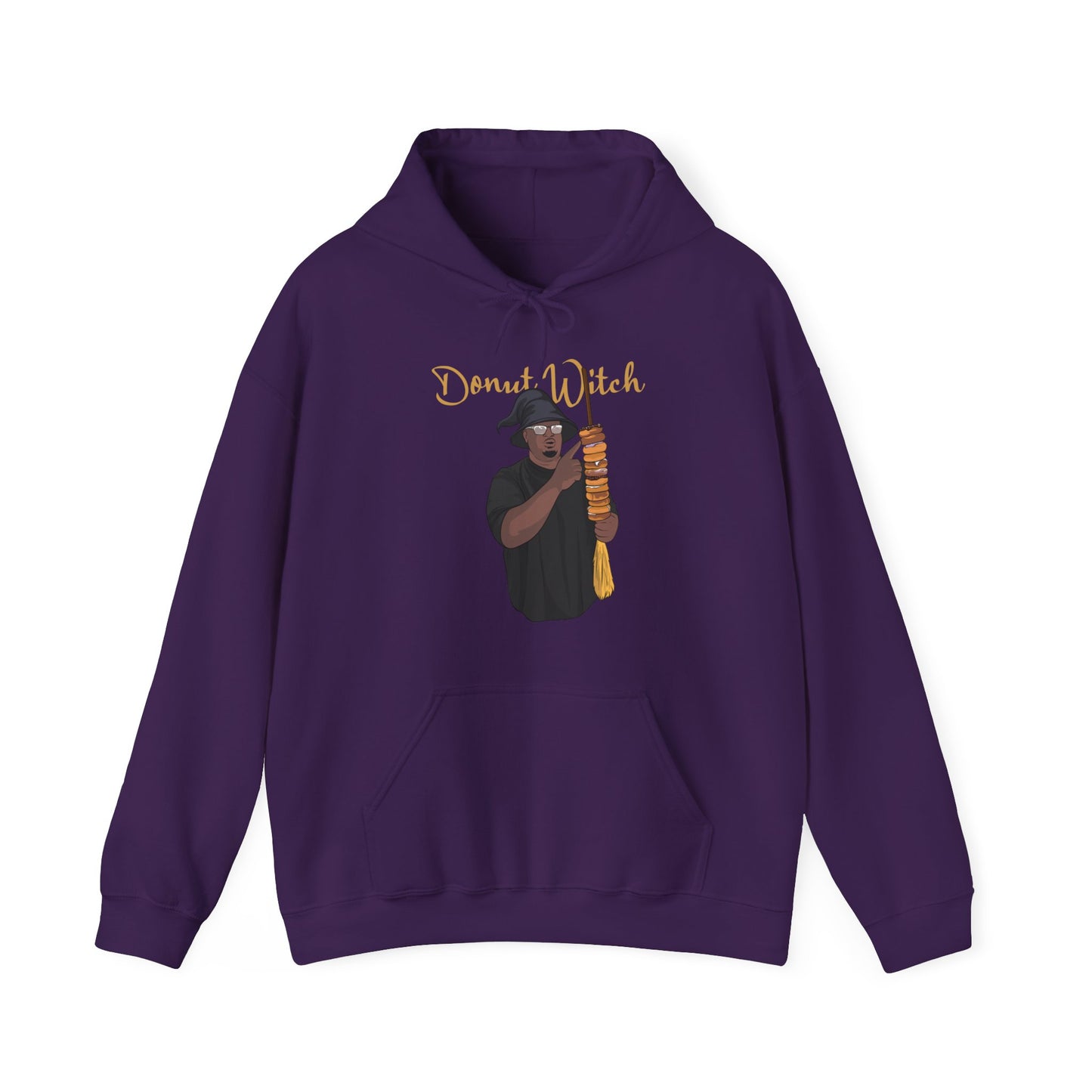 Men's Donut Witch Hooded Sweatshirt
